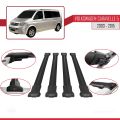 Volkswagen T5 Caravelle 2003-2015 Arası ile Uyumlu FLY Model Ara Atkı Tavan Barı Siyah 4 Adet