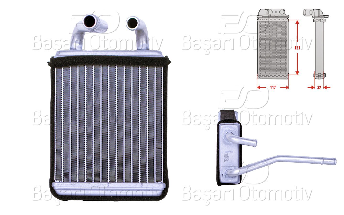 Suzuki Carry 1990-1997 Kalorifer Radyatörü