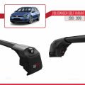 Volkswagen Golf 7 (5G) Variant 2013-2019 Arası ile Uyumlu ACE-2 Ara Atkı Tavan Barı Siyah 2 Adet