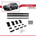 Infiniti FX 2 (S51) 2009-2013 Arası ile Uyumlu BASIC Model Ara Atkı Tavan Barı Siyah 2 Adet