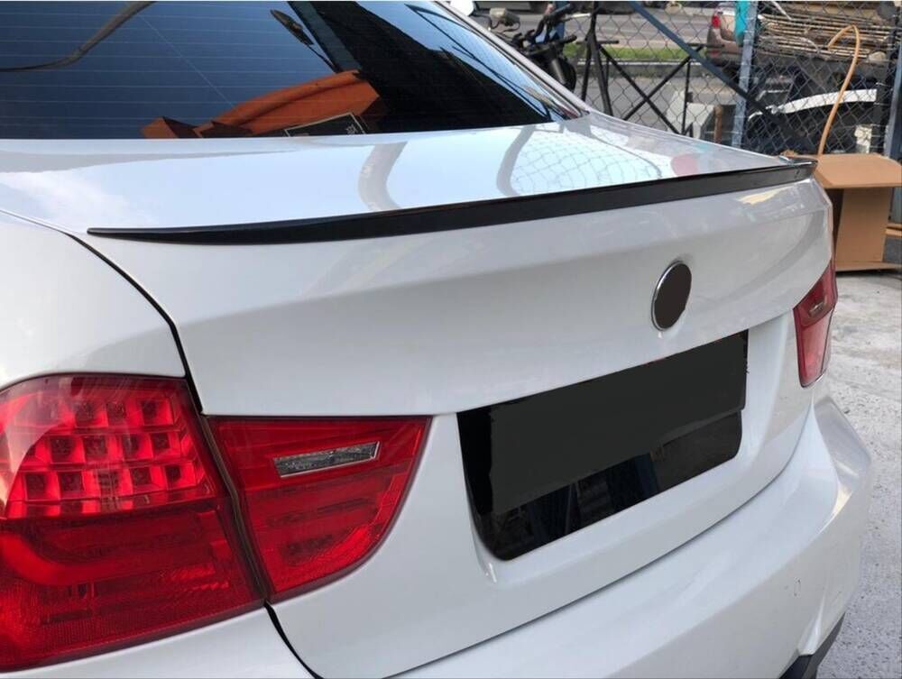 Bmw 3 Serisi E90 2005-2012 Uyumlu Yedek Parça MP Spoiler - Piano Black (Parlak Siyah)