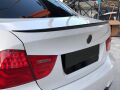 Bmw 3 Serisi E90 2005-2012 Uyumlu Yedek Parça MP Spoiler - Piano Black (Parlak Siyah)