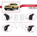 Volkswagen Atlas (CA1) 2018 ve Sonrası ile Uyumlu ACE-2 Ara Atkı Tavan Barı Siyah 2 Adet