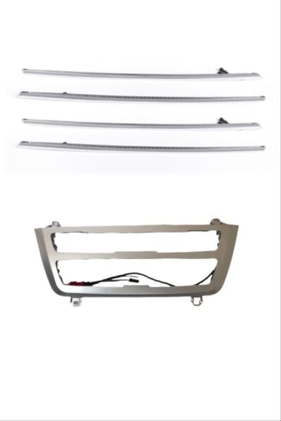 BMW 3 Serisi F30 Ambiyans Set (Klima Panel ve Kapılar) - Silver Renk