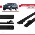 Chevrolet Suburban  2007-2014 Arası ile Uyumlu BASIC Model Ara Atkı Tavan Barı Siyah 2 Adet
