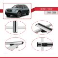 Infiniti FX (S50) 2003-2008 Arası ile Uyumlu BASIC Model Ara Atkı Tavan Barı Gri 2 Adet