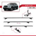 Infiniti FX (S50) 2003-2008 Arası ile Uyumlu BASIC Model Ara Atkı Tavan Barı Gri 2 Adet