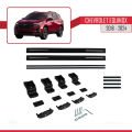 Chevrolet Equinox 2018-2024 Arası ile Uyumlu BASIC Model Ara Atkı Tavan Barı Siyah 2 Adet