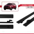 Chevrolet Equinox 2018-2024 Arası ile Uyumlu BASIC Model Ara Atkı Tavan Barı Siyah 2 Adet