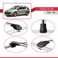Peugeot 207 SW 2006-2014 Arası ile Uyumlu ACE-1 Ara Atkı Tavan Barı Gri 3 Adet