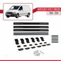Mercedes Vito 2 (W639) Post-Facelift 2010-2014 Arası ile Uyumlu BASIC Model Ara Atkı Tavan Barı Siyah 3 Adet