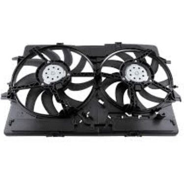 Fan Motoru Davlı (370Mm+325Mm-2Fıs-300W+250W-9+9Kanat) Audi A4 A5 A6 2.0Tdi 08  Sonrası