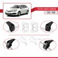 Toyota Auris 2 (E180) Touring Sports 2013-2018 Arası ile Uyumlu ACE-2 Ara Atkı Tavan Barı Siyah 2 Adet