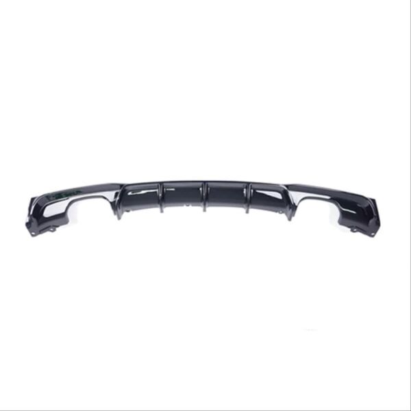BMW 3 Serisi F30 2012-2018 Uyumlu M Difüzör Çift Çıkış Kalın Pıano Black