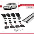 Toyota Auris 2 (E180) Touring Sports 2013-2018 Arası ile Uyumlu ACE-2 Ara Atkı Tavan Barı Gri 2 Adet