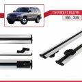 Chevrolet Blazer 1995-2005 Arası ile Uyumlu BASIC Model Ara Atkı Tavan Barı Gri 2 Adet