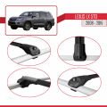 Lexus LX 570 2008-2015 Arası ile Uyumlu ACE-1 Ara Atkı Tavan Barı Siyah 3 Adet