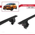 Renault Scenic 4 2017-2023 Arası ile Uyumlu ACE-4 Ara Atkı Tavan Barı Siyah 2 Adet