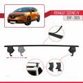 Renault Scenic 4 2017-2023 Arası ile Uyumlu ACE-4 Ara Atkı Tavan Barı Siyah 2 Adet