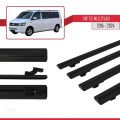 Volkswagen T6 Multivan 2015-2024 Arası ile Uyumlu BASIC Model Ara Atkı Tavan Barı Siyah 4 Adet