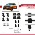 Renault Scenic 4 2017-2023 Arası ile Uyumlu ACE-4 Ara Atkı Tavan Barı Gri 2 Adet