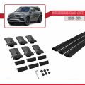 Mercedes GLS Class (X167) 2020 ve Sonrası ile Uyumlu FLY Model Ara Atkı Tavan Barı Siyah 3 Adet