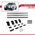 Hyundai Tucson (JM) 2004-2009 Arası ile Uyumlu BASIC Model Ara Atkı Tavan Barı Gri 2 Adet