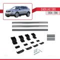 Cadillac SRX 2004-2016 Arası ile Uyumlu BASIC Model Ara Atkı Tavan Barı Gri 2 Adet
