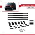 Mercedes Vito (W638) 1996-2003 Arası ile Uyumlu BASIC Model Ara Atkı Tavan Barı Siyah 3 Adet