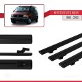 Mercedes Vito (W638) 1996-2003 Arası ile Uyumlu BASIC Model Ara Atkı Tavan Barı Siyah 3 Adet