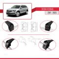 Skoda Kodiaq 2017-2023 Arası ile Uyumlu ACE-2 Ara Atkı Tavan Barı Siyah 2 Adet
