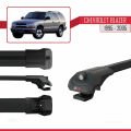 Chevrolet Blazer 1995-2005 Arası ile Uyumlu ACE-1 Ara Atkı Tavan Barı Siyah 3 Adet