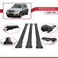 Mercedes GLK Class (X204) 2008-2015 Arası ile Uyumlu FLY Model Ara Atkı Tavan Barı Siyah 3 Adet