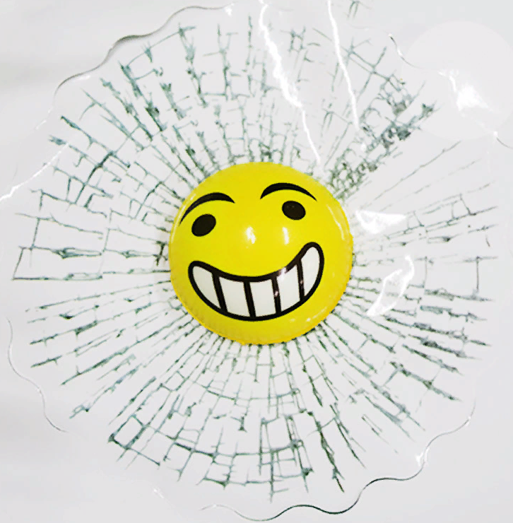 Emoji Toplu 3 Boyutlu Kırık Cam Sticker