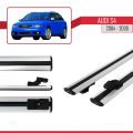 Audi S4 2004-2008 Arası ile Uyumlu BASIC Model Ara Atkı Tavan Barı Gri 2 Adet