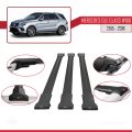 Mercedes GLE Class 3 (W166) 2015-2018 Arası ile Uyumlu FLY Model Ara Atkı Tavan Barı Siyah 3 Adet