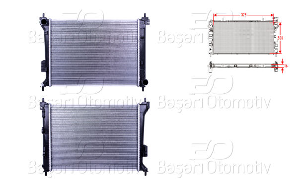 Hyundai i20 1.4 1.6 2008-2014 Su Radyatörü