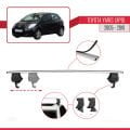 Toyota Yaris 2 (XP90) 2005-2010 Arası ile Uyumlu ACE-4 Ara Atkı Tavan Barı Gri 2 Adet