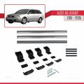 Audi A6 Avant 2001-2005 Arası ile Uyumlu BASIC Model Ara Atkı Tavan Barı Gri 2 Adet