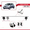 Toyota Yaris (XP10) 1999-2005 Arası ile Uyumlu ACE-4 Ara Atkı Tavan Barı Gri 2 Adet