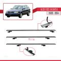 Audi 100 Avanta 1989-1994 Arası ile Uyumlu BASIC Model Ara Atkı Tavan Barı Gri 2 Adet