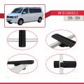 Volkswagen T6 Caravelle 2015-2024 Arası ile Uyumlu BASIC Model Ara Atkı Tavan Barı Siyah 4 Adet
