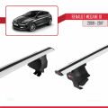 Renault Megane 3 2009-2017 Arası ile Uyumlu ACE-4 Ara Atkı Tavan Barı Gri 2 Adet