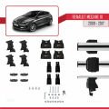 Renault Megane 3 2009-2017 Arası ile Uyumlu ACE-4 Ara Atkı Tavan Barı Gri 2 Adet