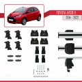 Toyota Aygo 2 2014-2022 Arası ile Uyumlu ACE-4 Ara Atkı Tavan Barı Gri 2 Adet