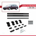 Acura TSX Sport Wagon 2011-2014 Arası ile Uyumlu BASIC Model Ara Atkı Tavan Barı Siyah 2 Adet