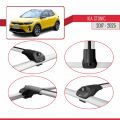 Kia Stonic 2017 ve Sonrası ile Uyumlu ACE-1 Ara Atkı Tavan Barı Gri 2 Adet