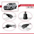 Mercedes M Class 2 (W164) 2005-2011 Arası ile Uyumlu ACE-1 Ara Atkı Tavan Barı Gri 2 Adet