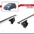 Toyota Aygo 2005-2014 Arası ile Uyumlu ACE-4 Ara Atkı Tavan Barı Gri 2 Adet