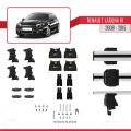 Renault Laguna 3 (X91)2008-2015 Arası ile Uyumlu ACE-4 Ara Atkı Tavan Barı Gri 2 Adet